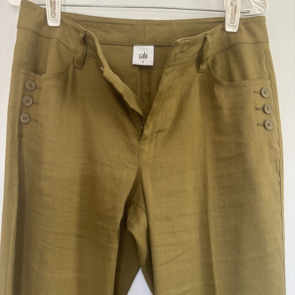 CABI 100% Linen Pants EUC - Picture 3 of 7